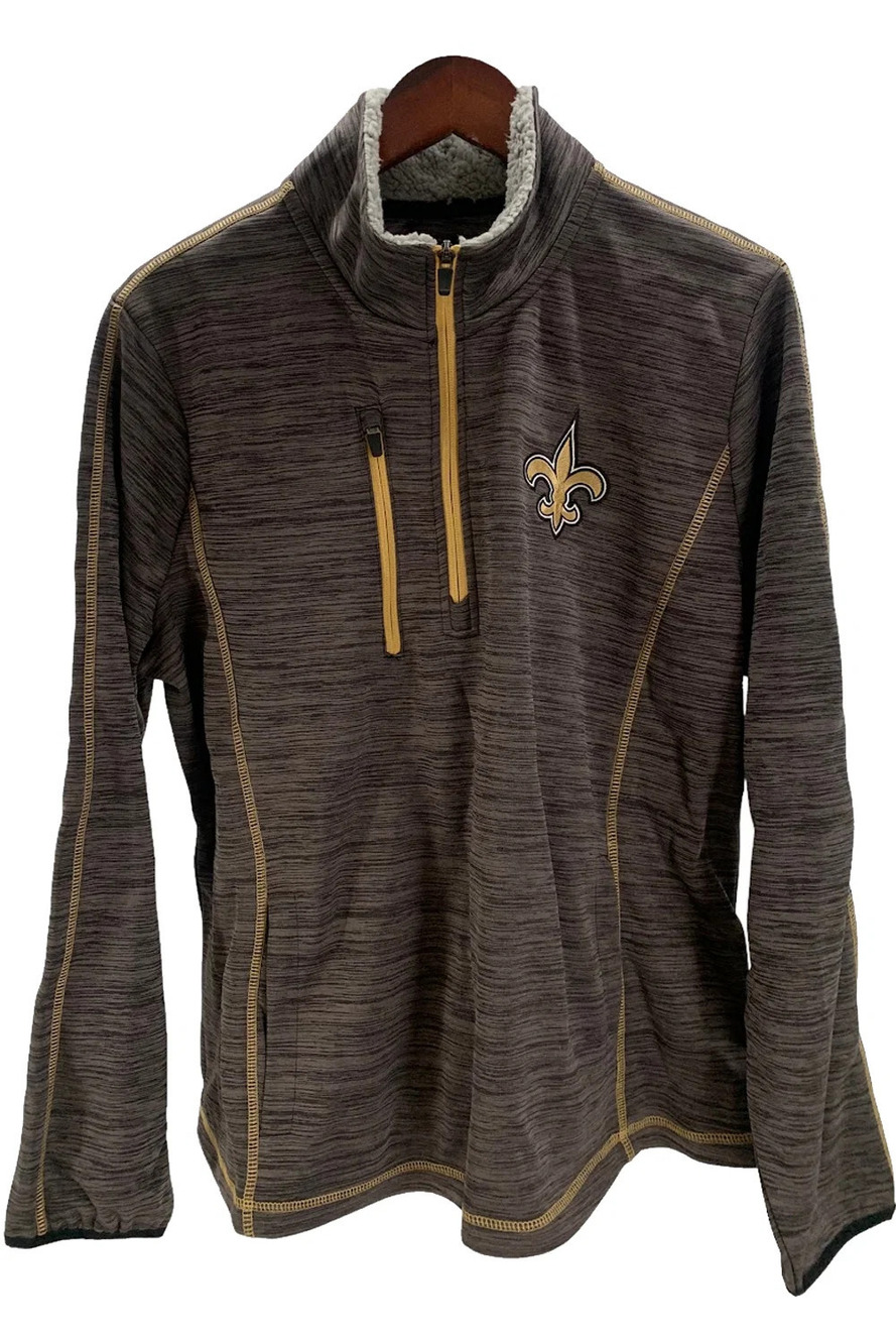 NFL Women's Transitional Half Zip Pullover Saints - Regular